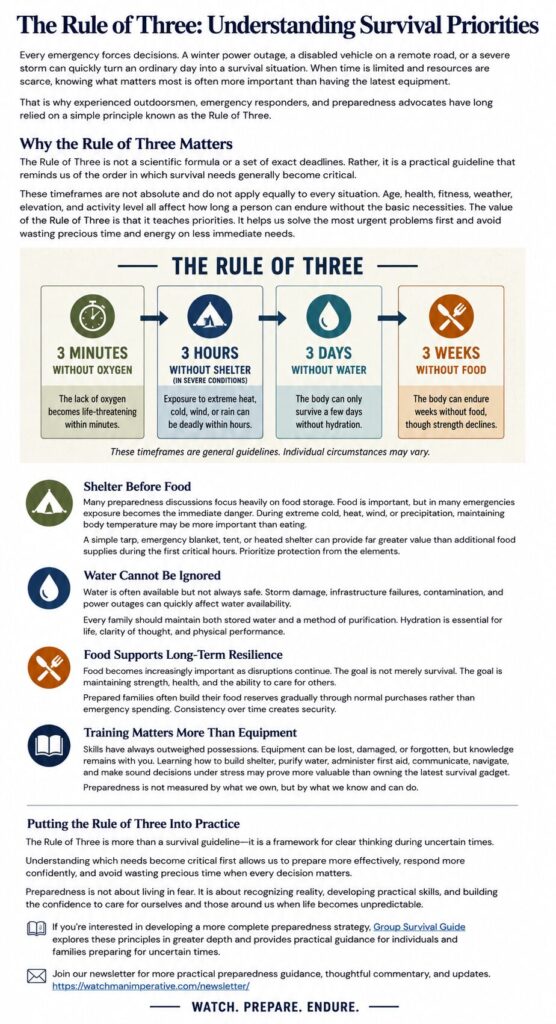Rule of Three Infographic