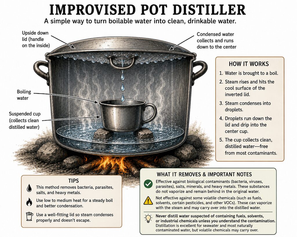 The Pot Distiller: Turning Unsafe Water into Drinking Water